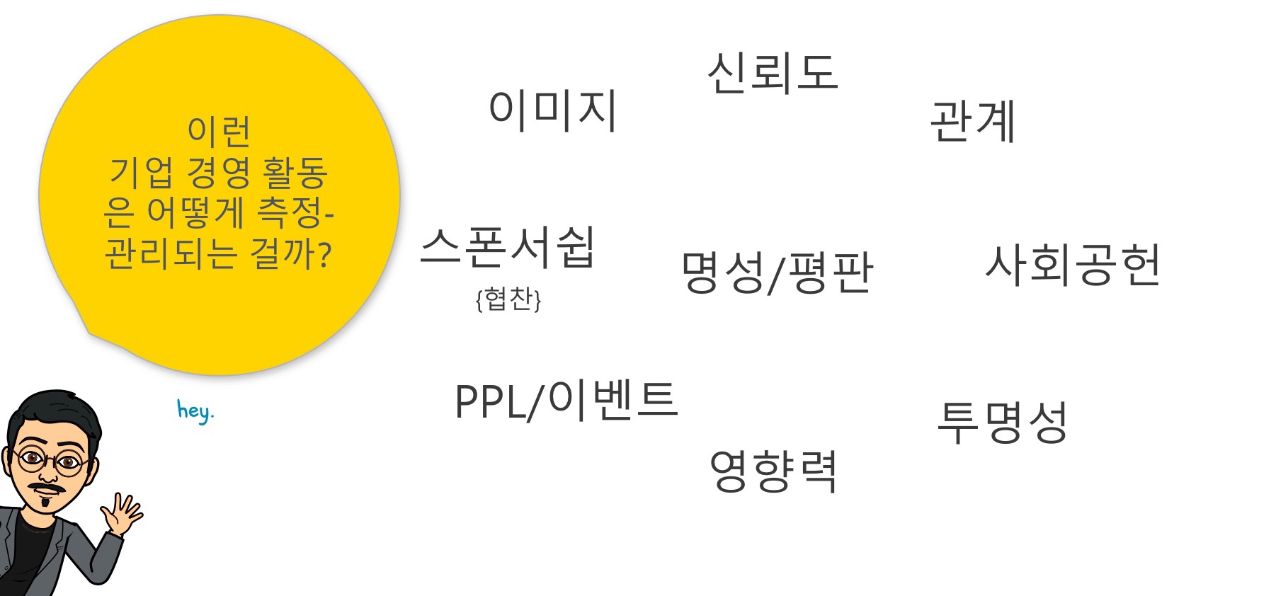 측정하기 어렵고 모호한 관리 대상